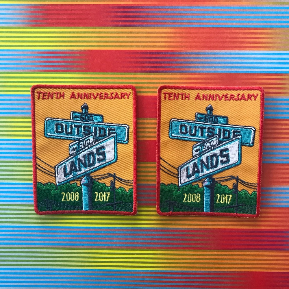 Outside Lands 10th Anniversary Patches